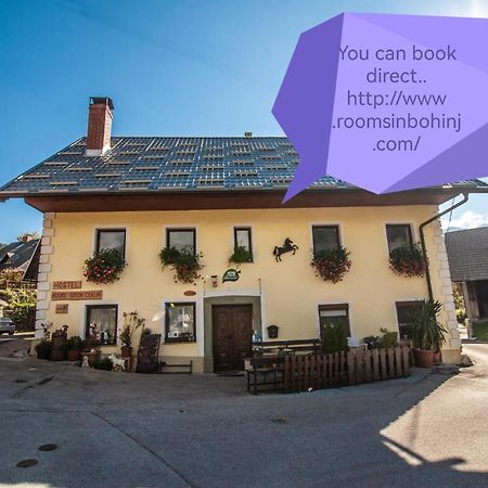 Hostel, Rooms And Apartment Ceklin Bohinj Zewnętrze zdjęcie